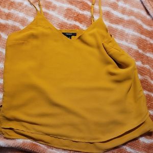 FOREVER 21 YELLOW  SIZE L